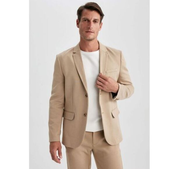 Pronto Uomo Overcoat Couture Cashmere Silk Blend Blazer Jacket 44R - Picture 1 of 10